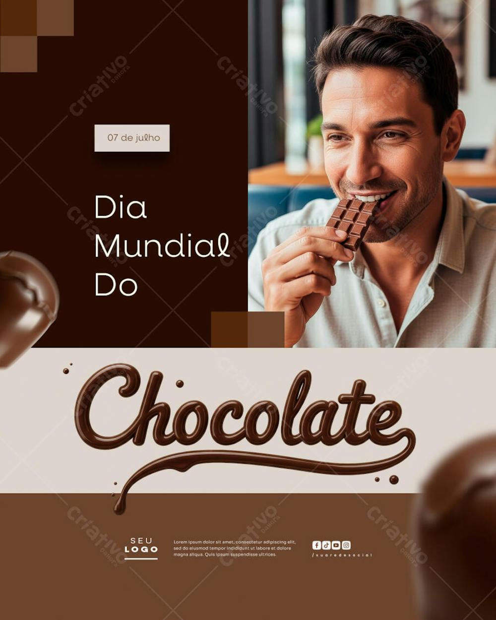 Dia Mundial do Chocolate 7 de Julho social media post (4)
