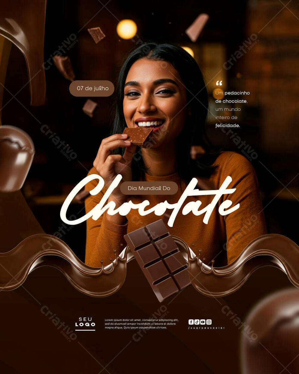 Dia Mundial do Chocolate 7 de Julho social media post (5)