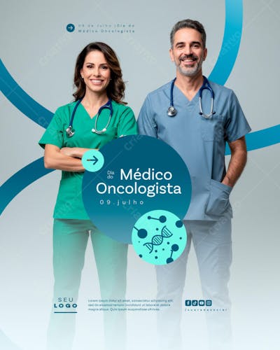 Dia do Médico Oncologista 09 de julho social media post (2)