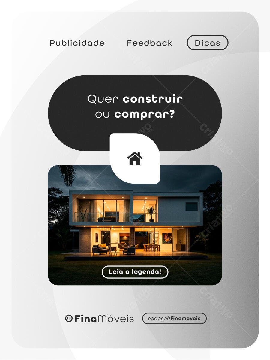 Postagem Imobiliária PSD Editável