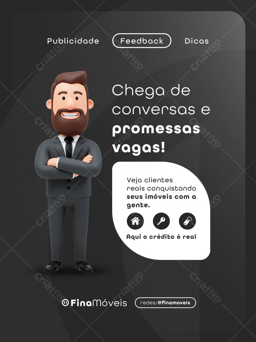 Banner Imobiliária PSD Editável