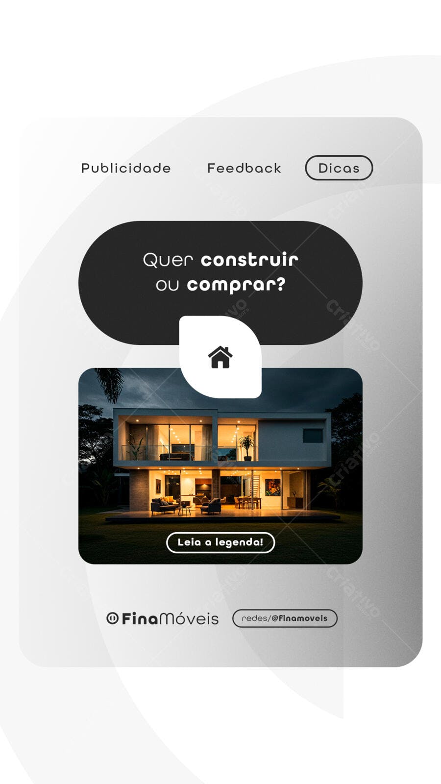 Story para Imobiliária PSD Editável