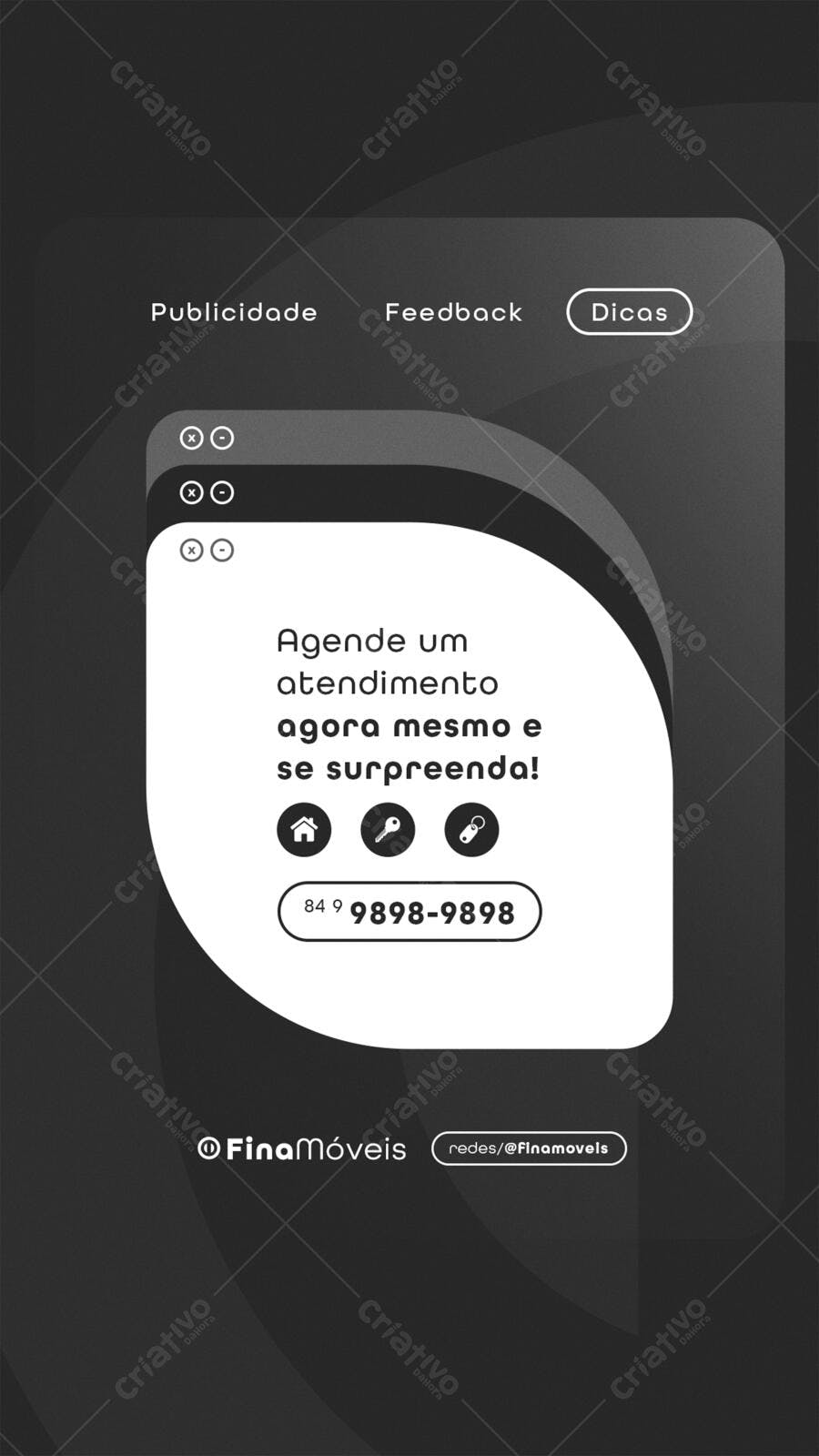 Story para Imobiliária PSD Editável
