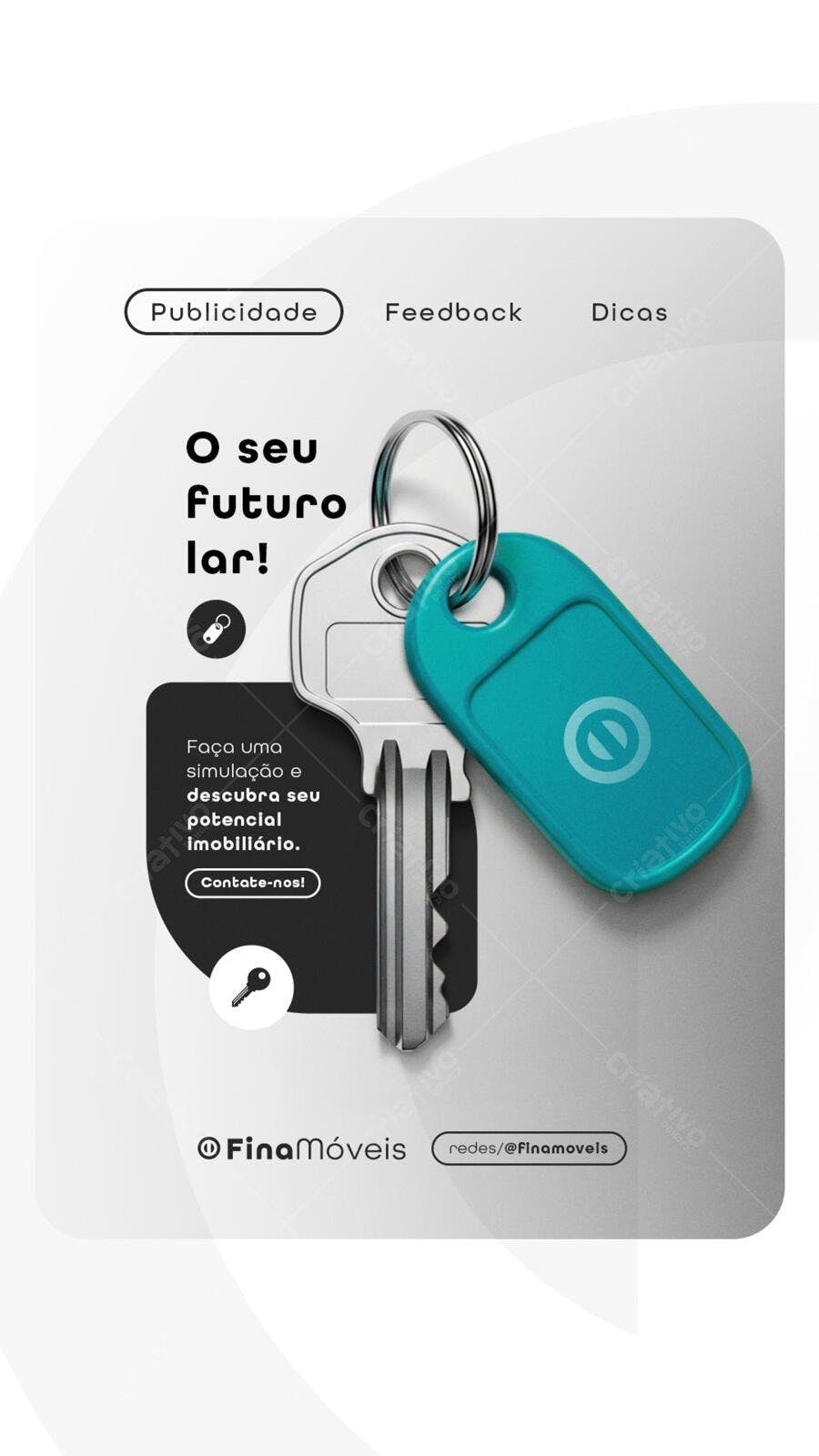Story para Imobiliária PSD Editável