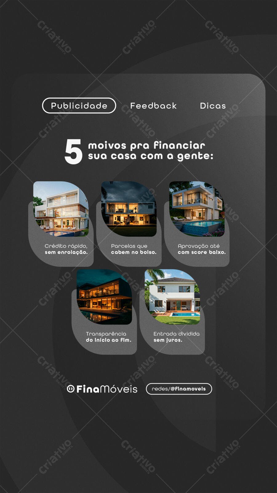 Postagem Instagram Imóveis PSD Editável