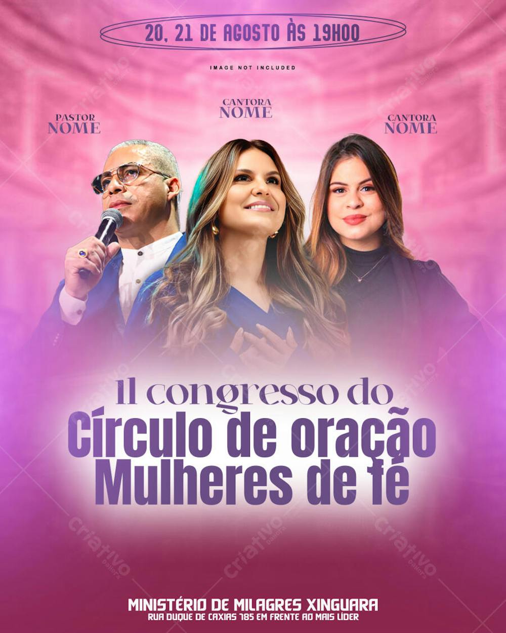 congresso do círculo de oração Mulheres de fé