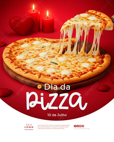 Dia da Pizza 10 de Julho Social media psd editável feed (6)