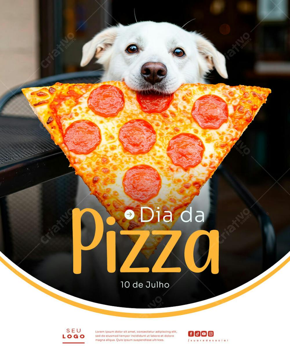 Dia da Pizza 10 de Julho Social media psd editável feed (4)