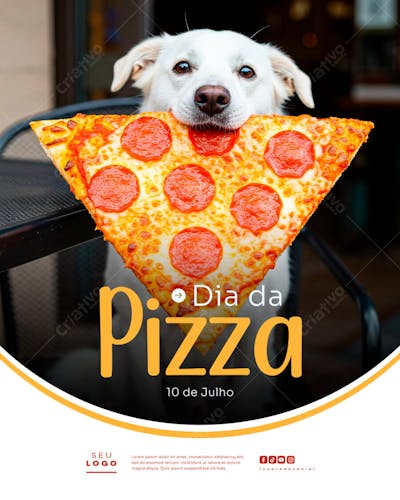 Dia da Pizza 10 de Julho Social media psd editável feed (4)