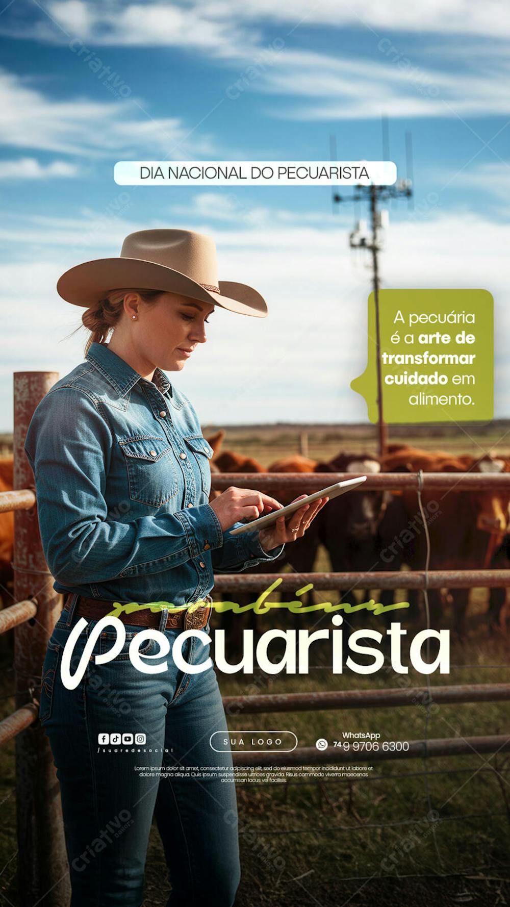 15 de Julho - Dia Nacional do Pecuarista - Flyer Social Media PSD Editável (6)