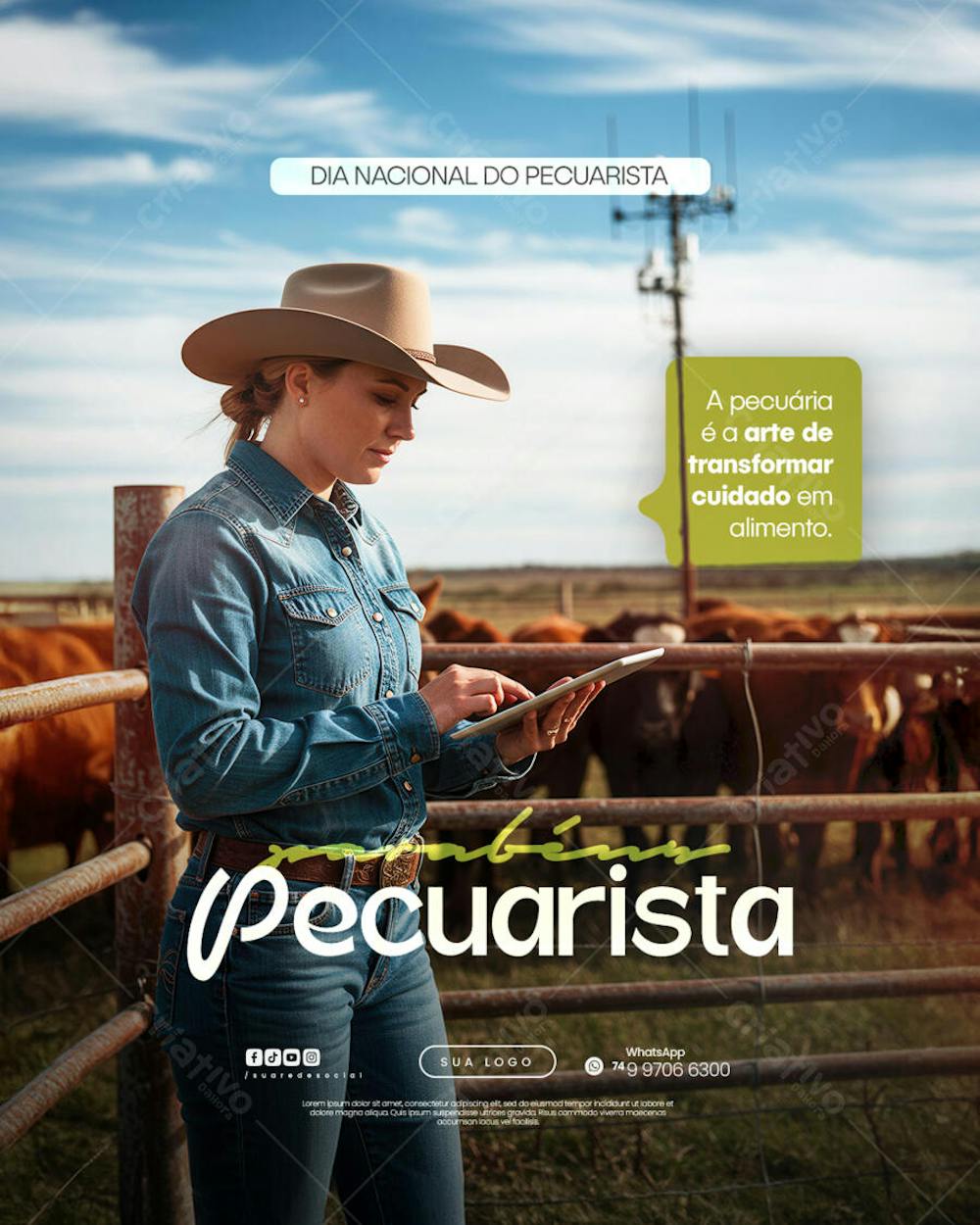 15 de Julho - Dia Nacional do Pecuarista - Flyer Social Media PSD Editável (7)