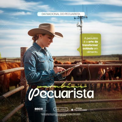 15 de Julho - Dia Nacional do Pecuarista - Flyer Social Media PSD Editável (18)