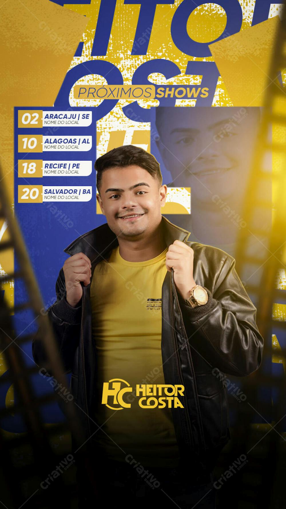 Story Próximos Shows HC