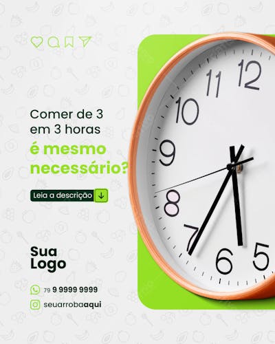PSD Nutricional - Comer de 3 em 3 Horas: Mito ou Necessidade?