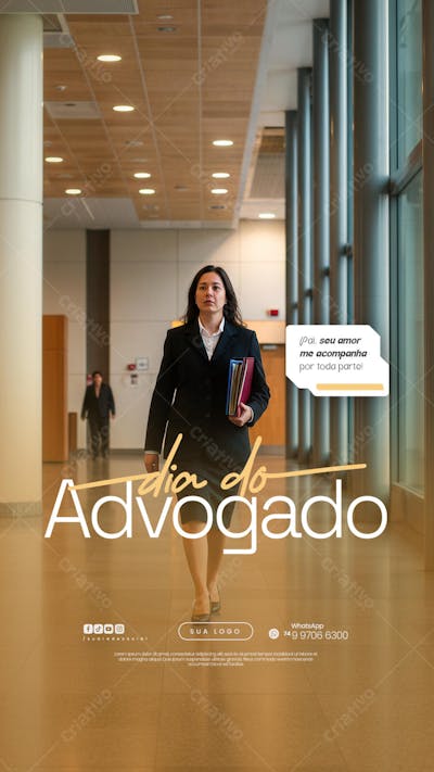 11 de Agosto - Dia do Advogado - Flyer Social Media PSD Editável (1)