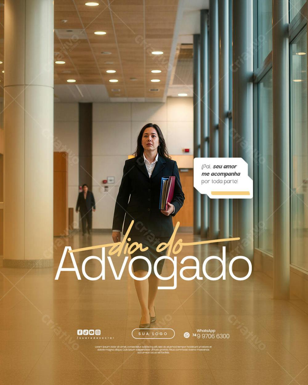 11 de Agosto - Dia do Advogado - Flyer Social Media PSD Editável (8)