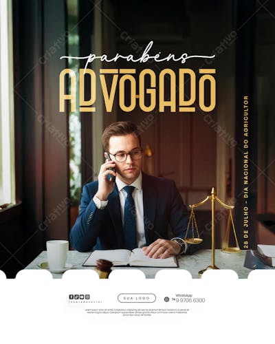 11 de Agosto - Dia do Advogado - Flyer Social Media PSD Editável (12)
