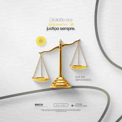 11 de Agosto - Dia do Advogado - Flyer Social Media PSD Editável (16)
