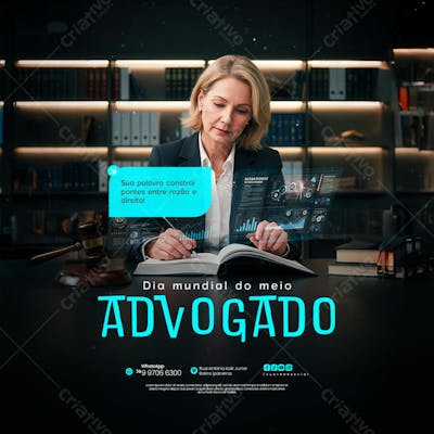 11 de Agosto - Dia do Advogado - Flyer Social Media PSD Editável (15)