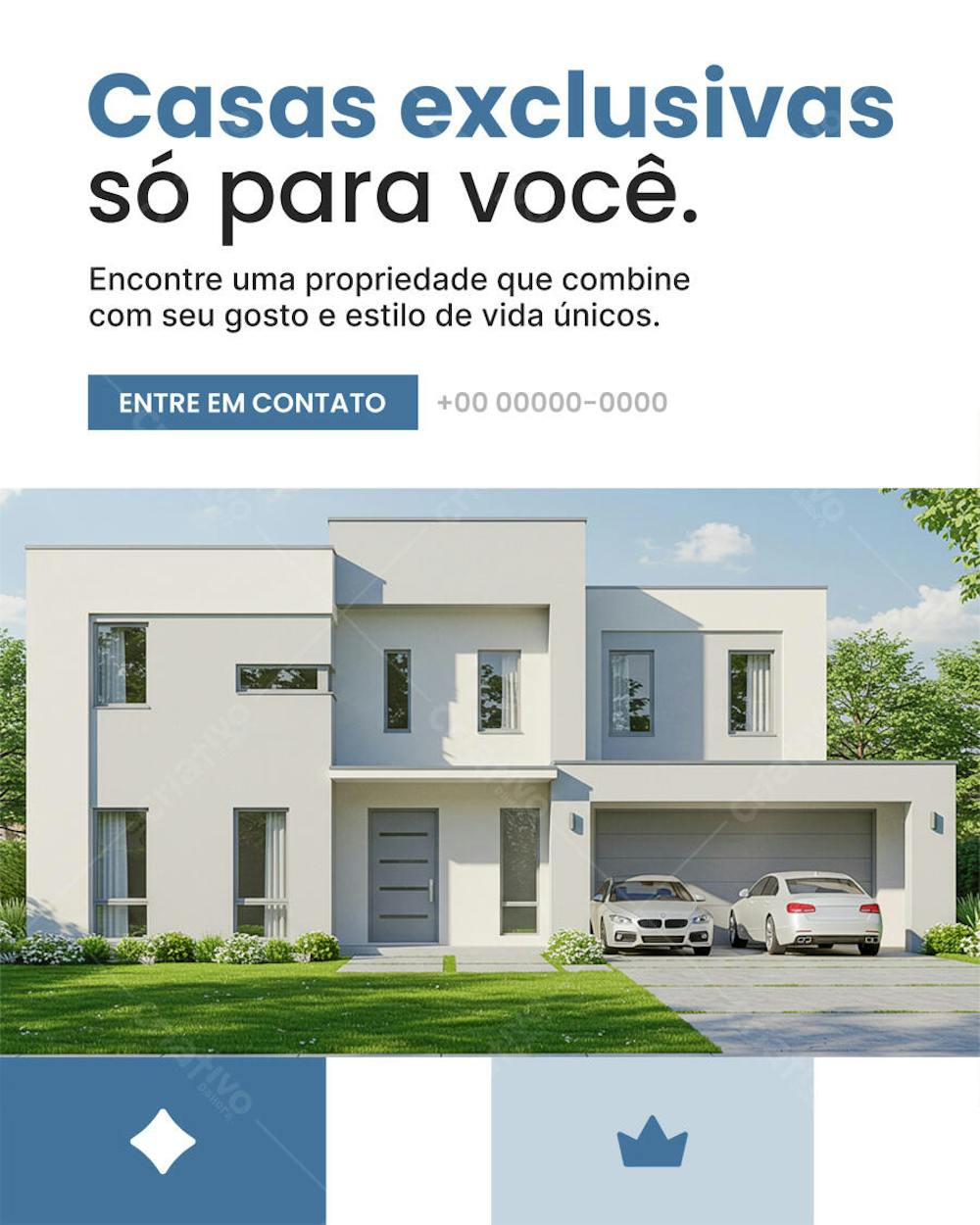 Imobiliaria Social Media PSD Editável