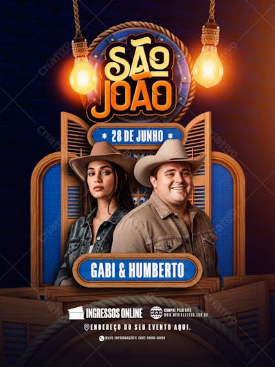 Flyer São João Feed