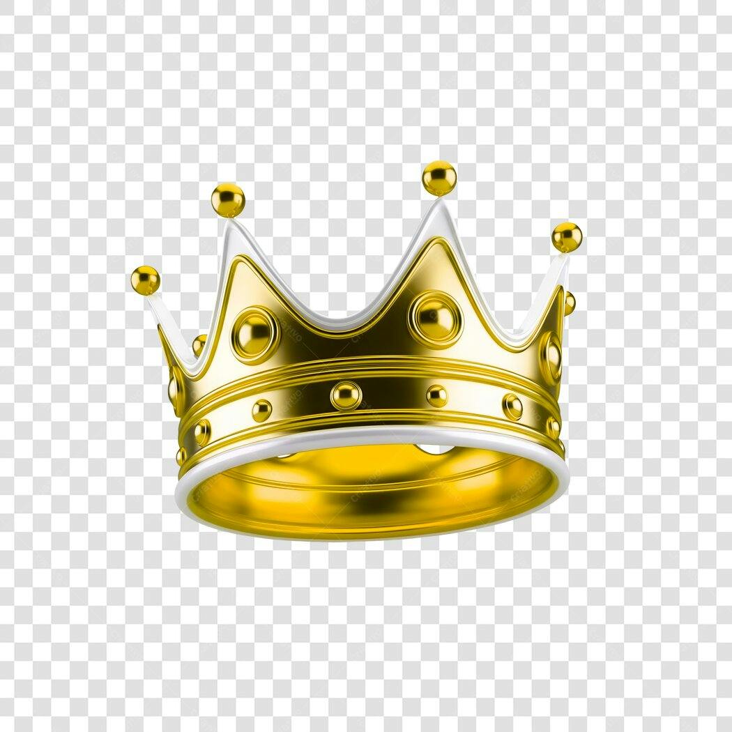 Logo PNG com fundo transparente Coroa dourada