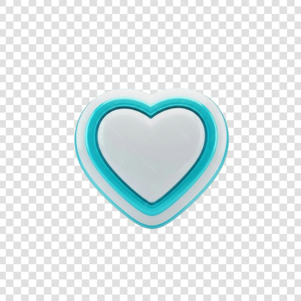 Icone Coração Dia dos Namorados PNG com fundo transparente