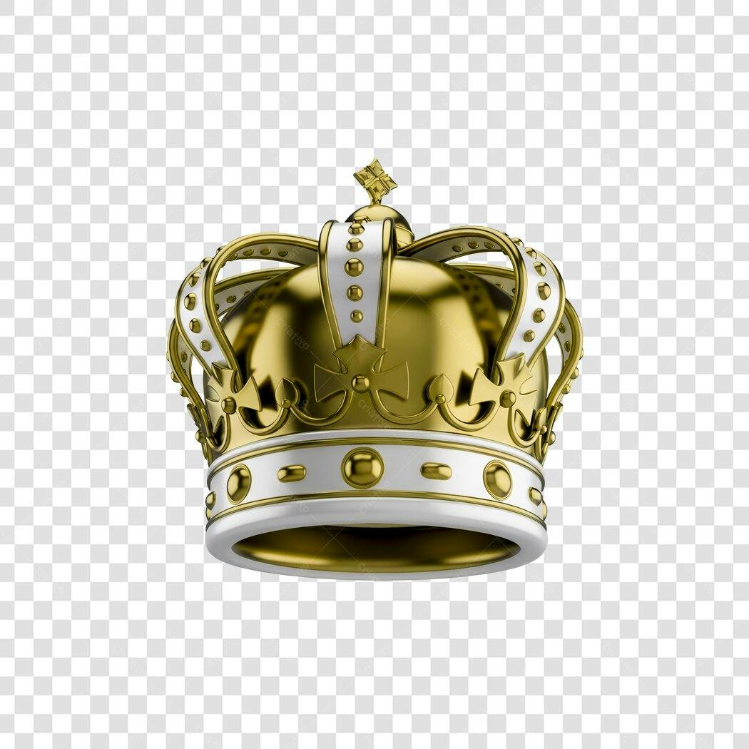 Logo PNG com fundo transparente Coroa Ouro e Prata