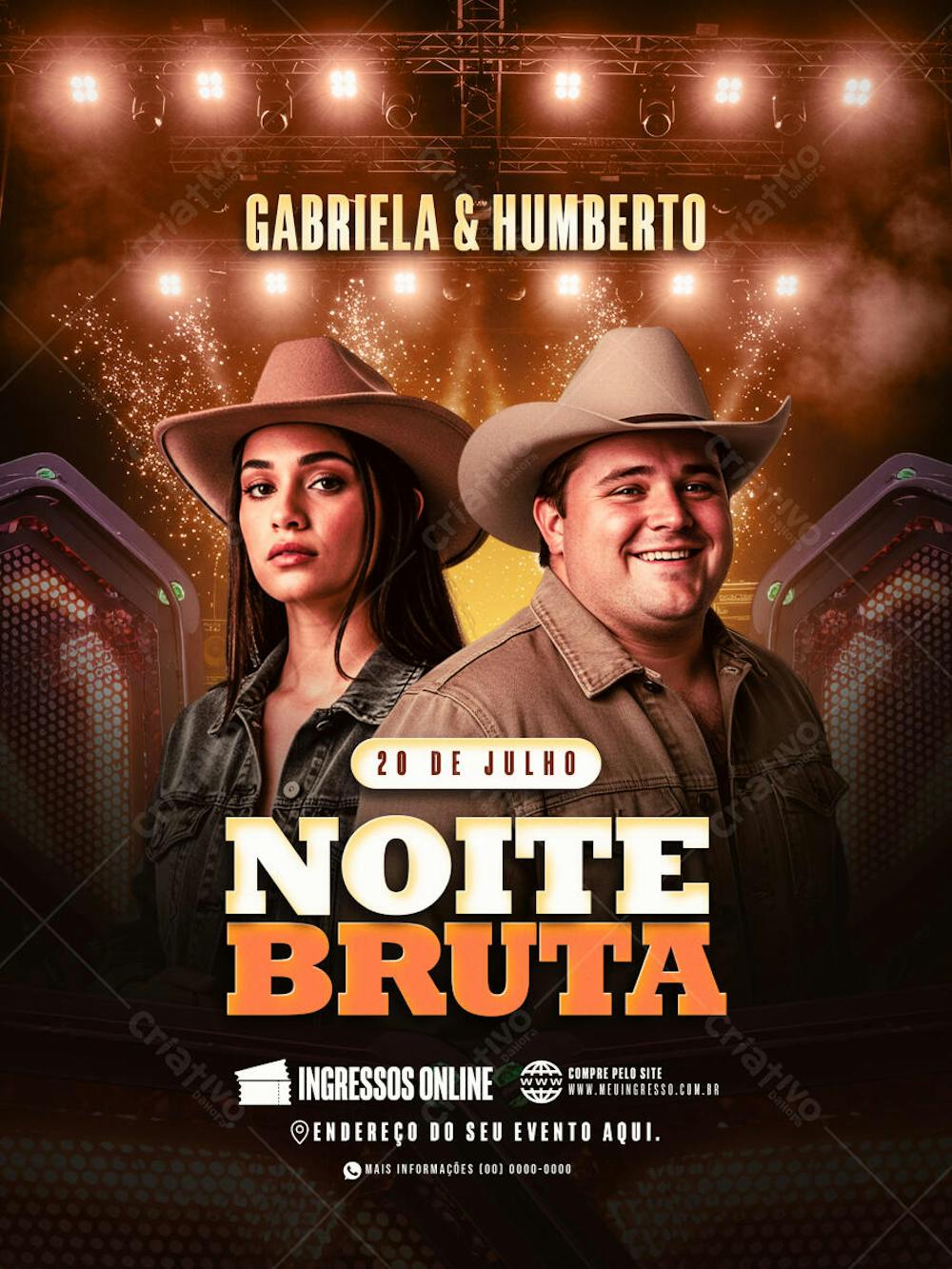Flyer Noite Bruta Feed