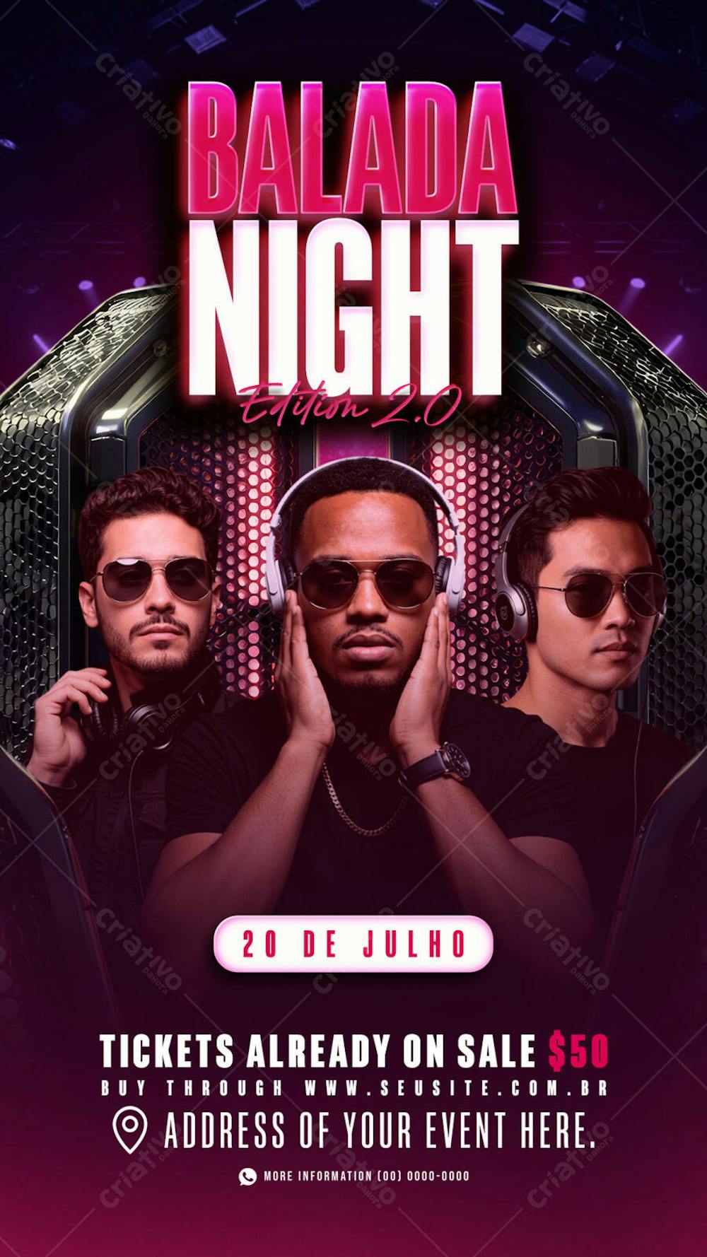 Flyer Balada Night Story