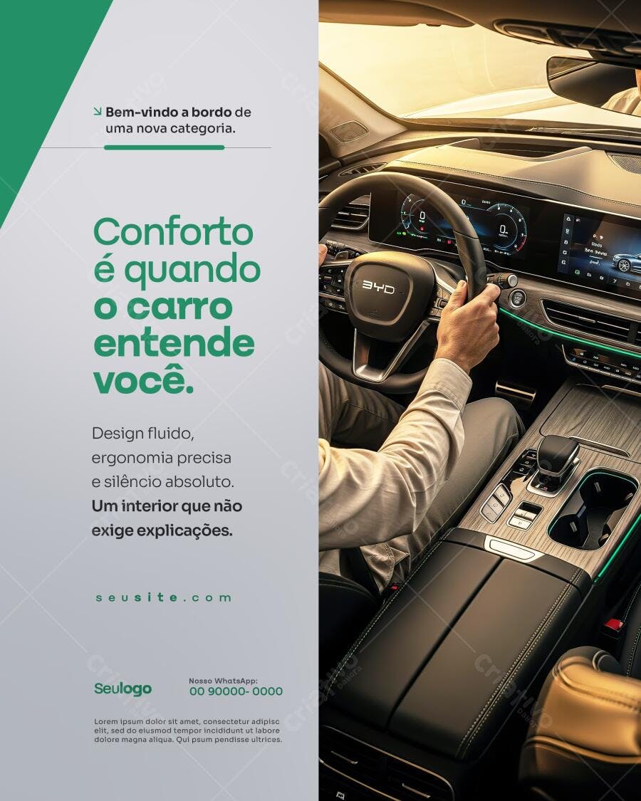 Flyer Propaganda Carro PSD Editável