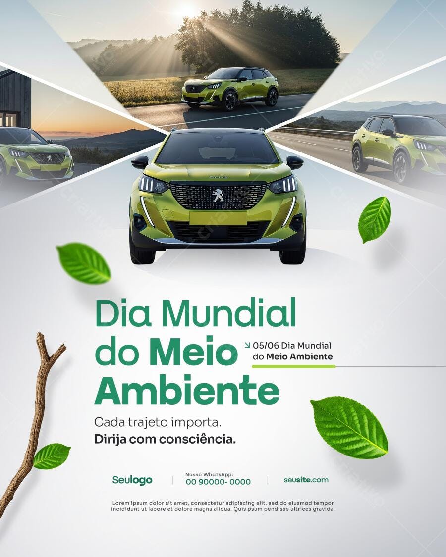 Flyer Dia Mundial do Meio Ambiente 05/06 PSD Editável