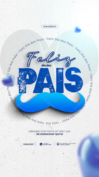 feliz dia dos pais 10 de agosto 2 - st