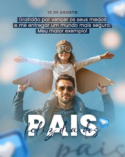 Dia dos Pais Força e Exemplo