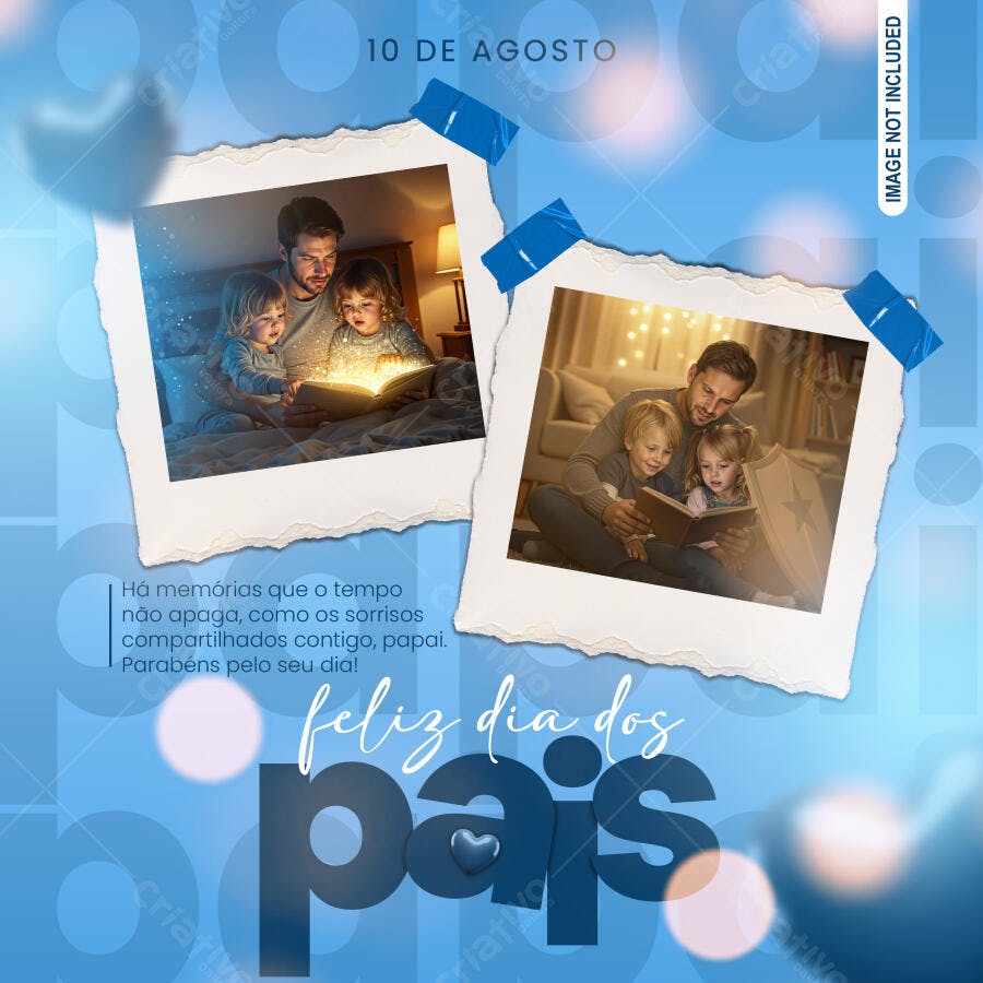 Postagem Dia dos Pais PSD Editável