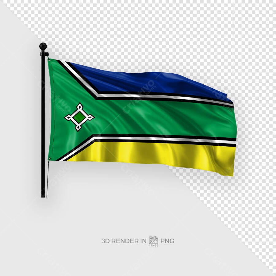 Bandeira PSD Editável para Design Patriótico