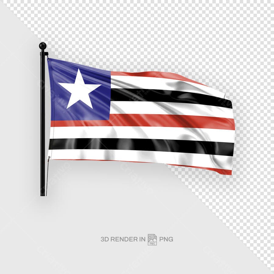 Bandeira PSD Editável para 7 de Setembro