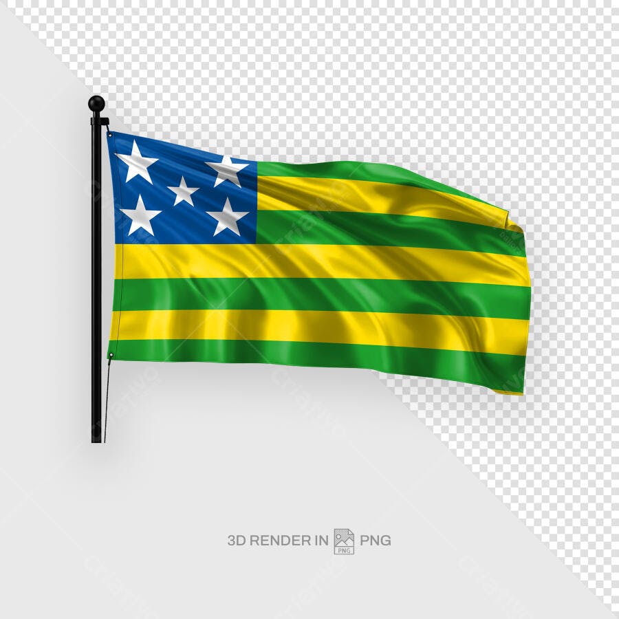 Bandeira do Estado do Rio de Janeiro PSD Editável