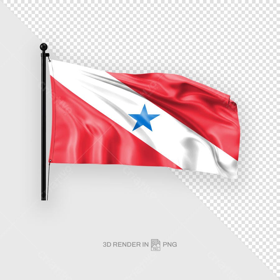Bandeira Pará PSD Editável