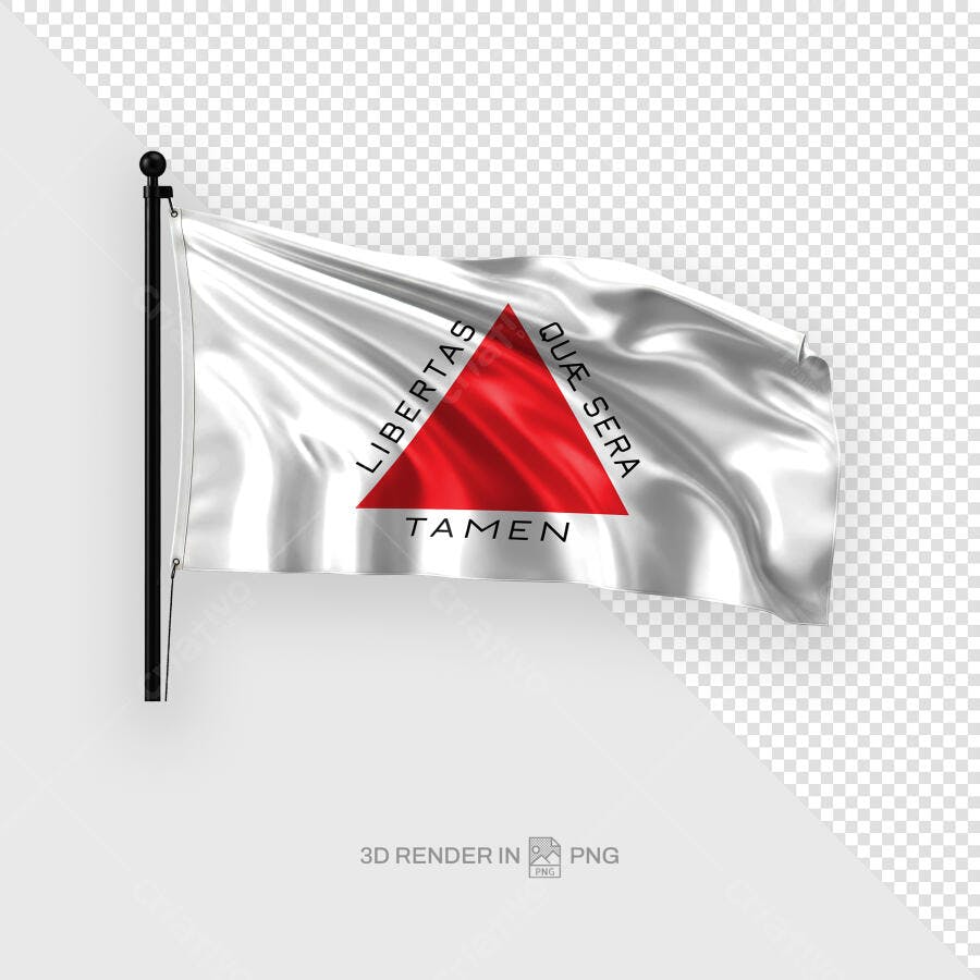 Bandeira PSD Editável para Mockups Patriotismo