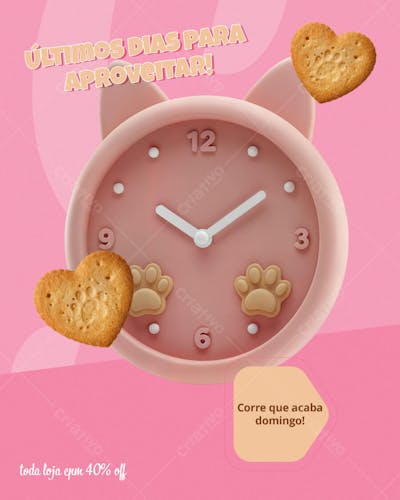 Campanha Semana do Amor Pet  Social media PSD Editavel 6