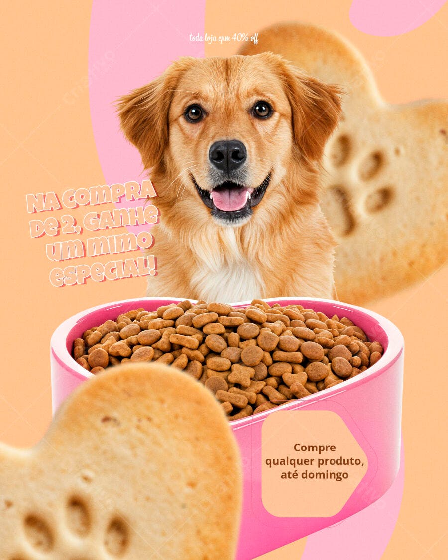 Flyer Pet Shop Promoção PSD Editável