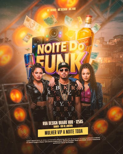 Flyer-de-Evento-Noite-do-Funk-no-RJ-PSD-Editavel-Feed