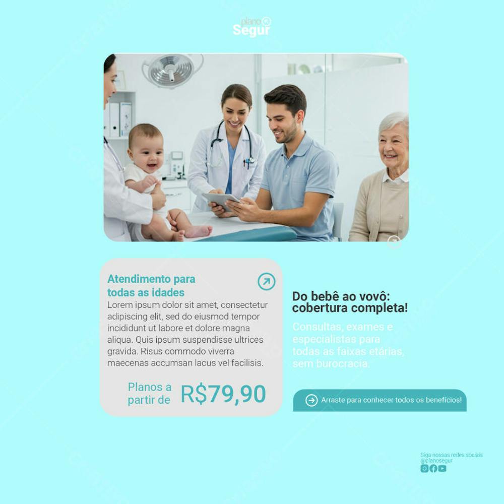 Plano de Saúde Segur – Carrossel Completo para Redes Sociais-2