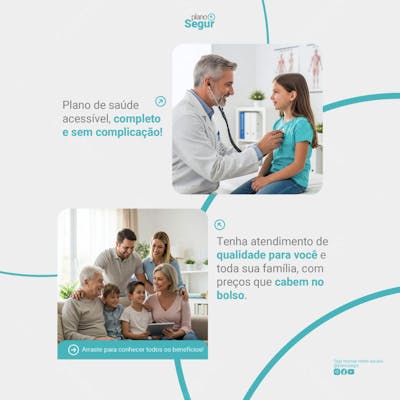Plano de Saúde Segur – Carrossel Completo para Redes Sociais-1