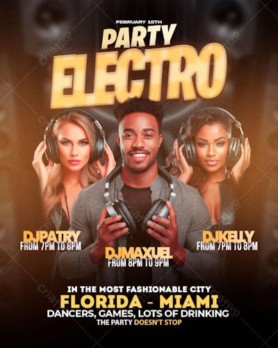 Flyer Para Eventos, Festas, Shows, Party e Djs 