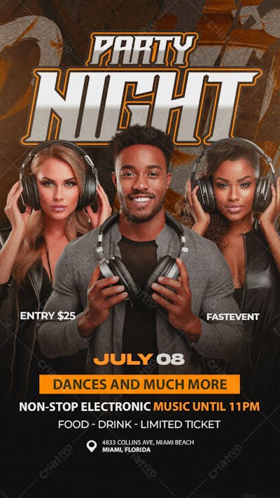Flyer Para Eventos, Festas, Shows, Party e Djs 