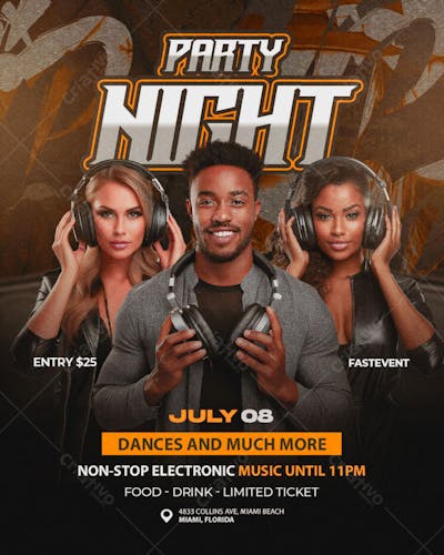 Flyer Para Eventos, Festas, Shows, Party e Djs 