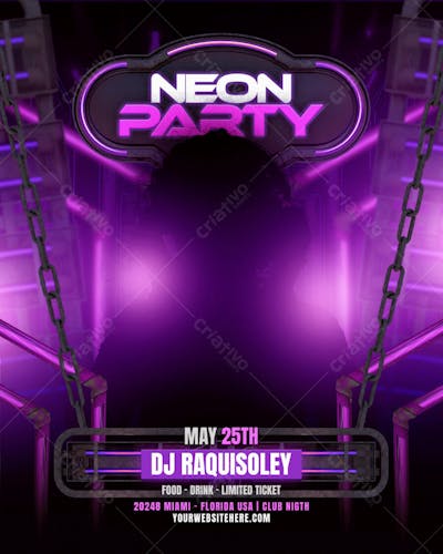 Flyer Para Eventos, Festas, Shows, Party e Djs 