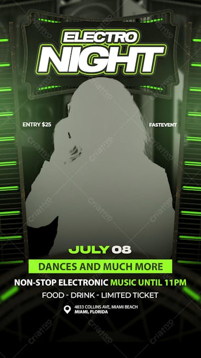 Flyer Para Eventos, Festas, Shows, Party e Djs 